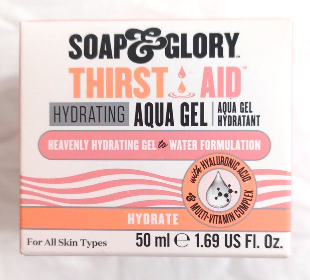 Soap & Glory Face Thirst Aid Hydrating Aqua Gel 1.69 Oz Smoothing Plumping NEW